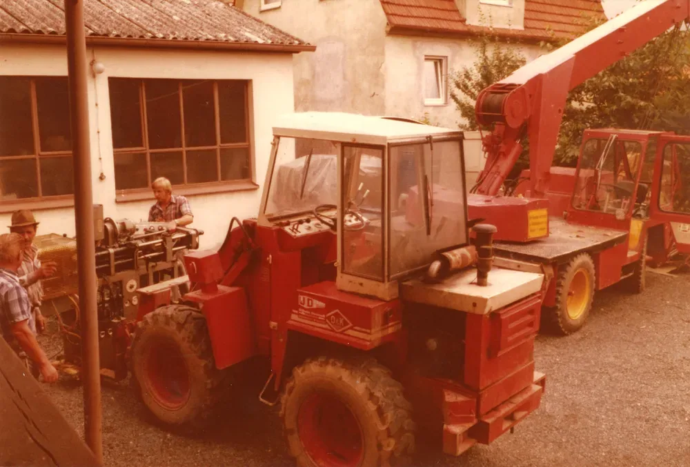 Hybridtechnik — historische Aufnahme aus der Unternehmensgeschichte von Friedrich Joerg