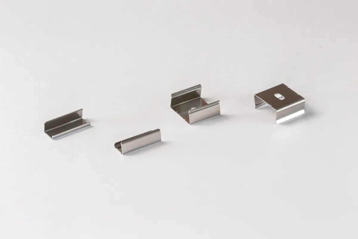 Gestanzte und gebogene Metall-Clips